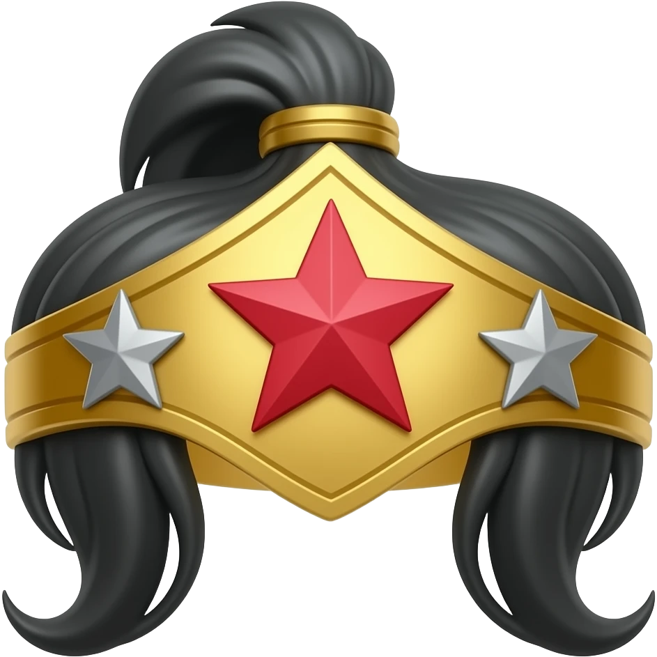 Wonder Woman tiara emoji