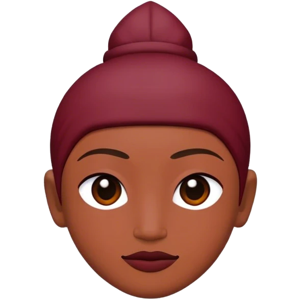 Zen data Burgundy  emoji