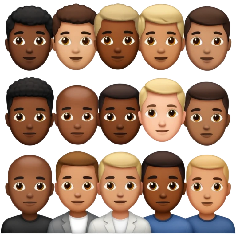 Black men emoji