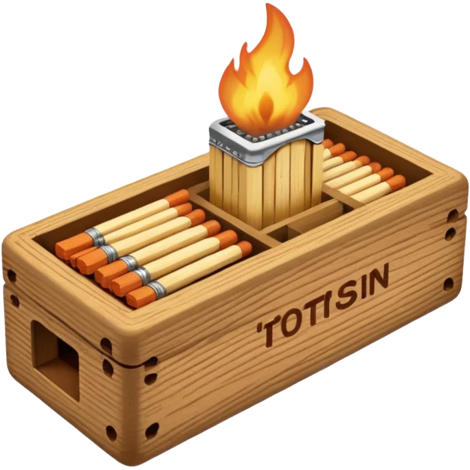 matches in matchbox emoji