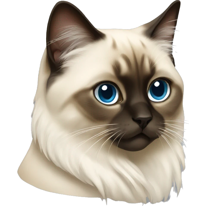 Birman cat emoji
