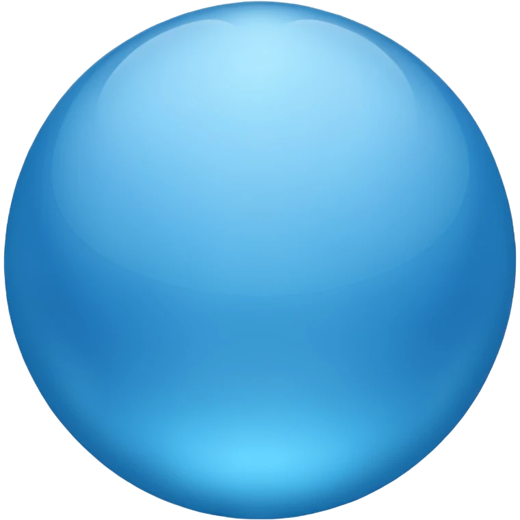 sky-blue sphere emoji