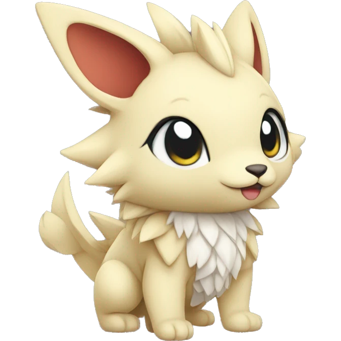 a anthro chibi-style Fakémon-hybrid full body emoji