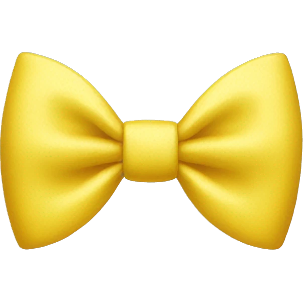 yellow bow emoji