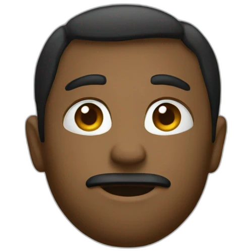 Un intello noir emoji