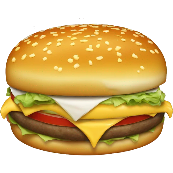 hamburguesa de queso emoji