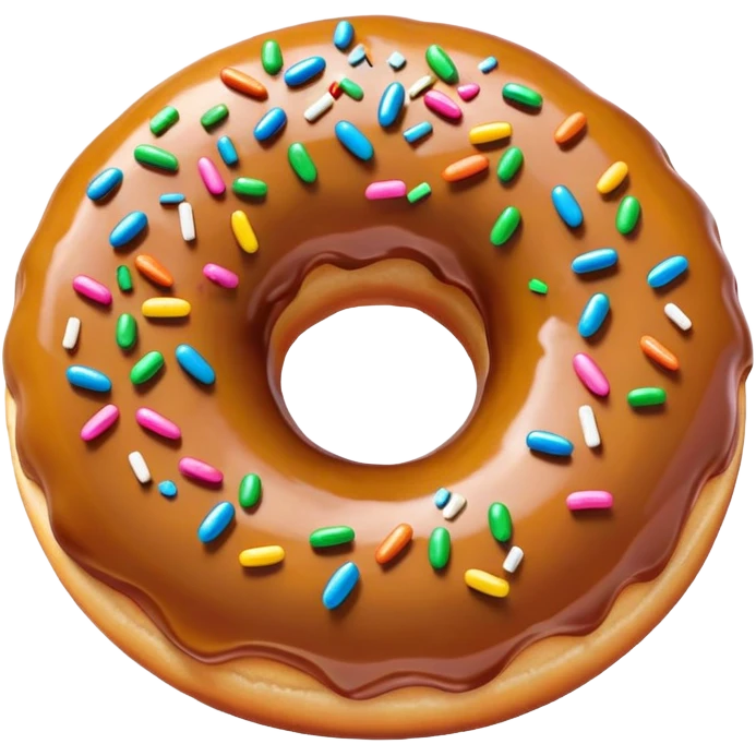 Surprised donut emoji