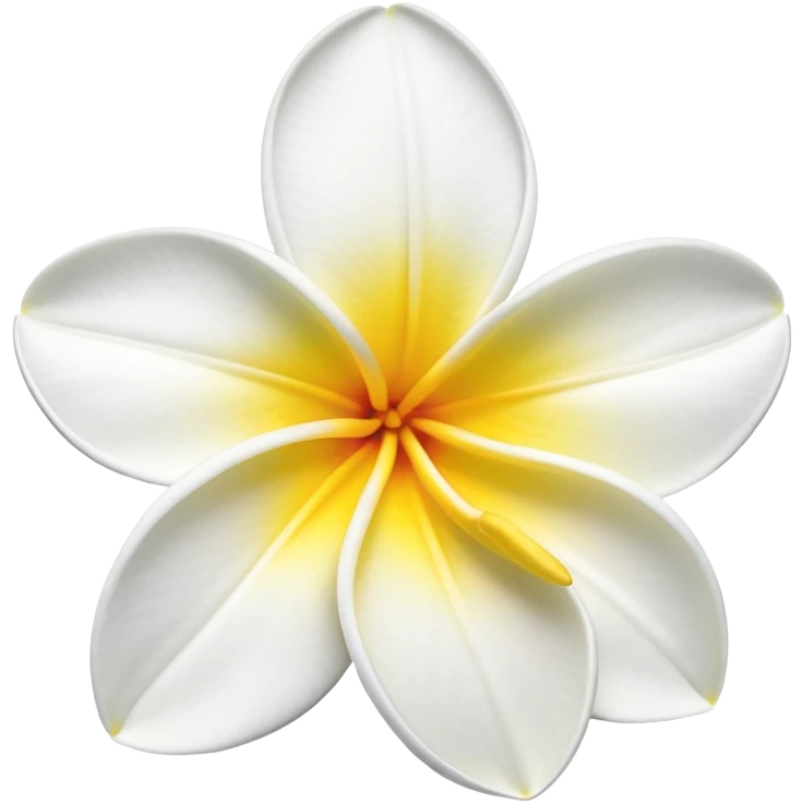 frangipani flower emoji