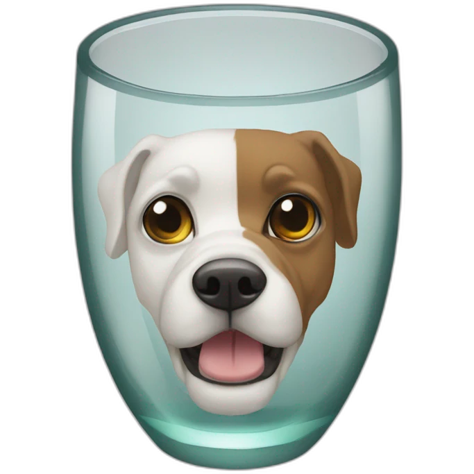 Carlin with d’un glass emoji