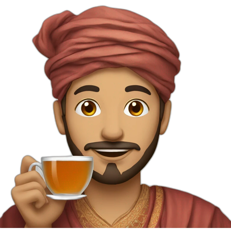 Marocain With tea emoji