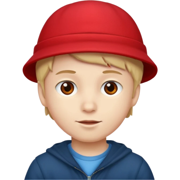 boy with red hat emoji