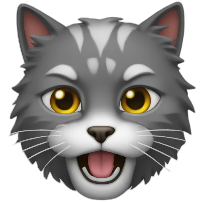 Cat headbang emoji