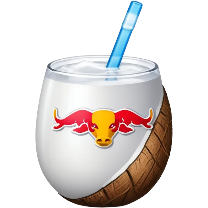 Red bull coconut edition emoji