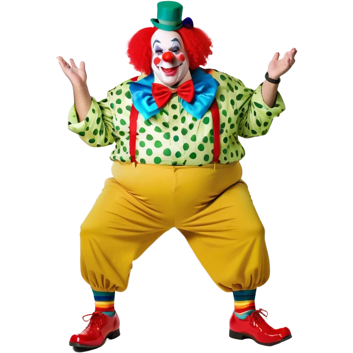 Fat clown emoji