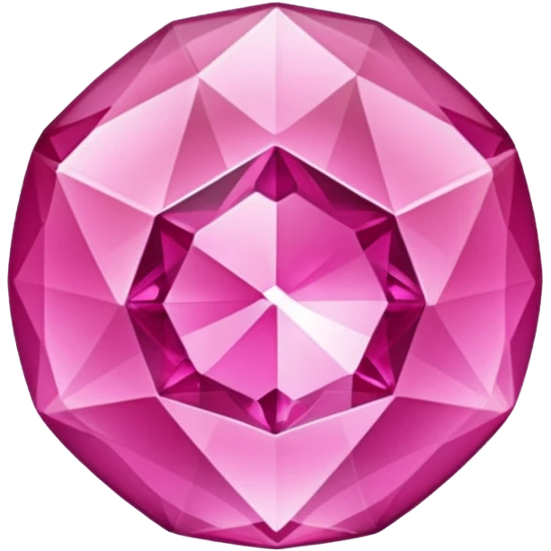 high quality pink crystal emoji