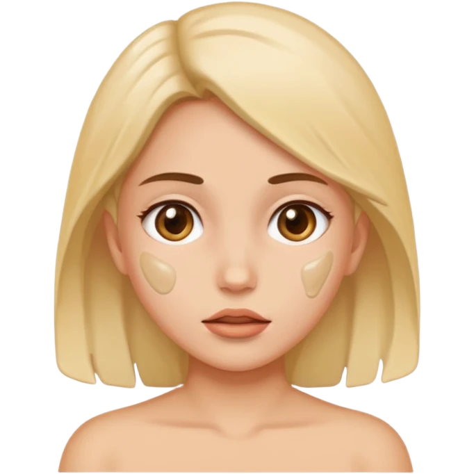 Girl semen cum on face emoji