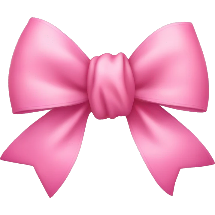 Cute pink bow  emoji