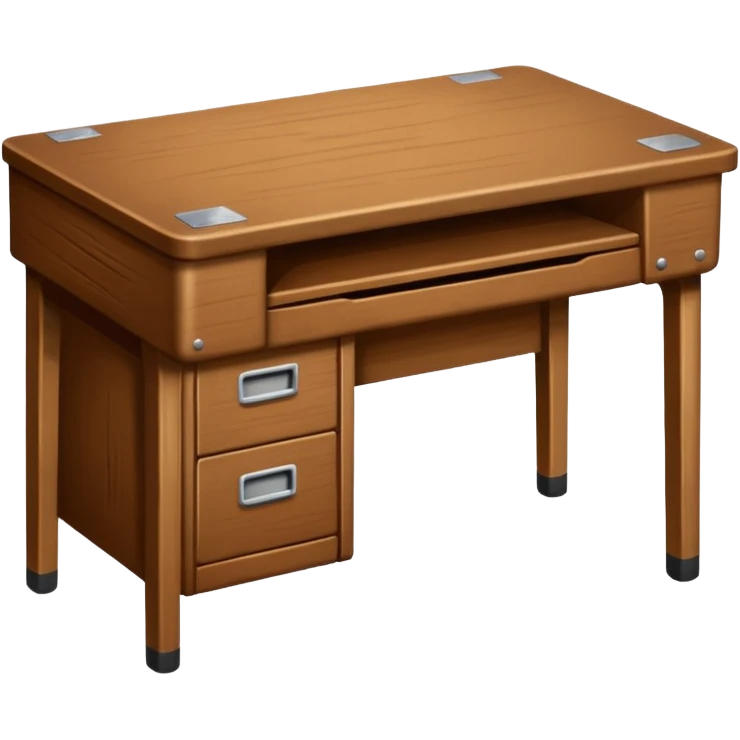 brown school desk emoji