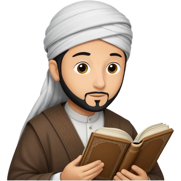 Muslim reading Quran  emoji