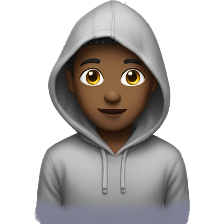 boy wearing a hoodie emoji