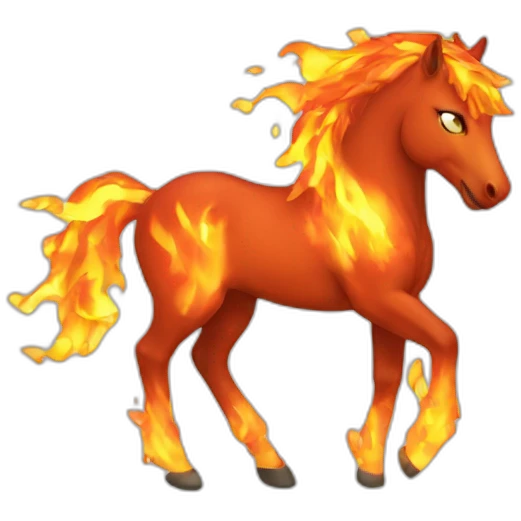 fire horse emoji