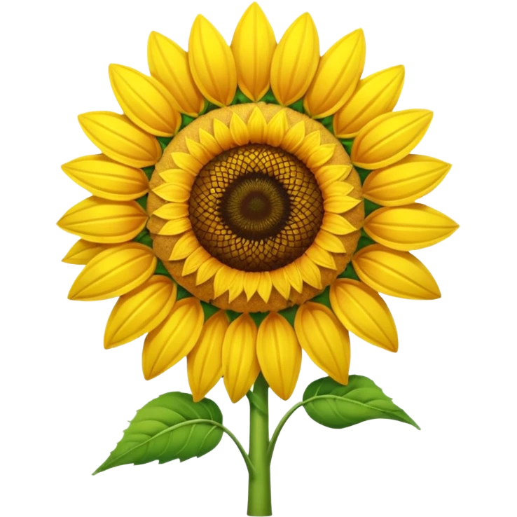 I give the picture name sunflower.   i want guess the two emoji  sunflower  emoji