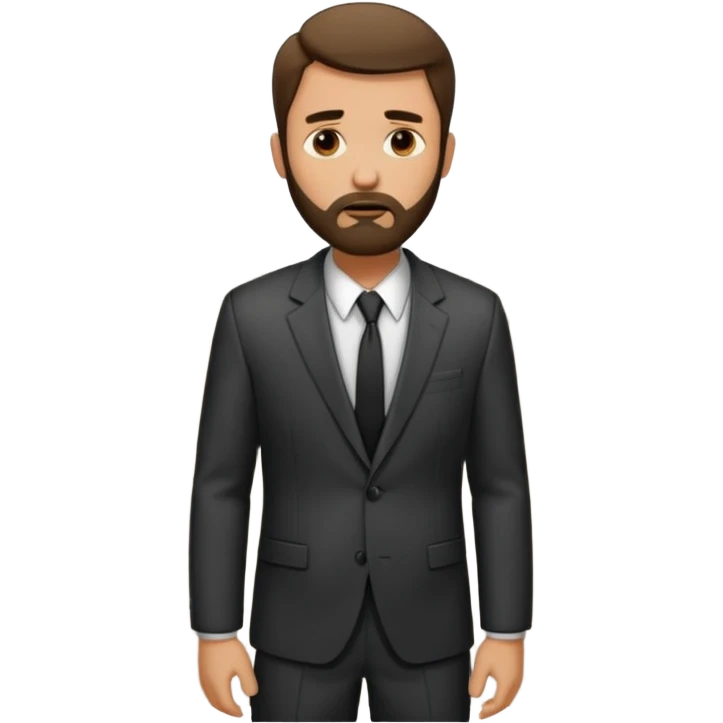 Un hombre en banca rota emoji