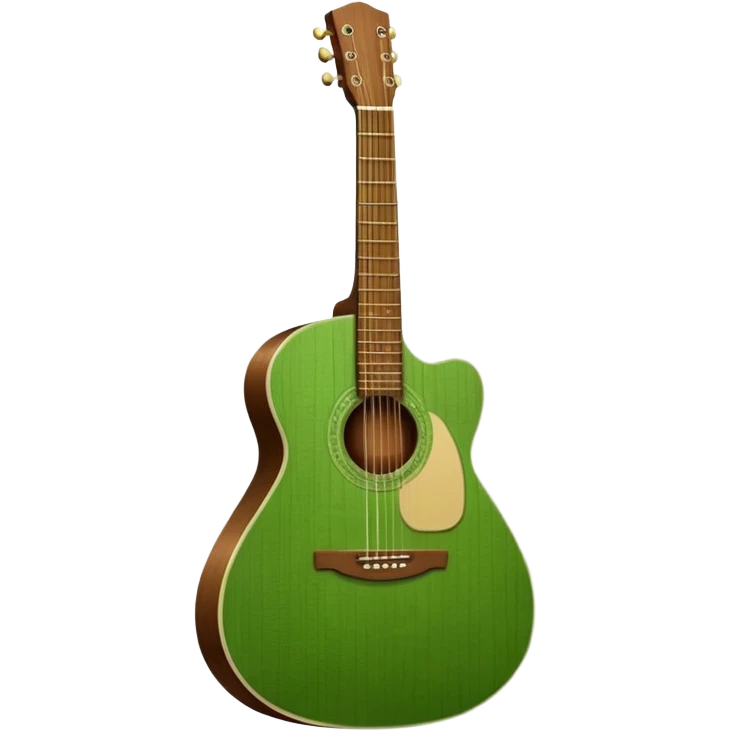 green guitar emoji