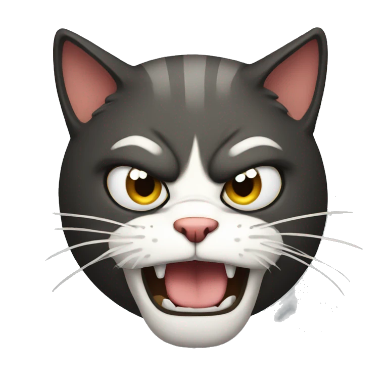 Angry cat  emoji