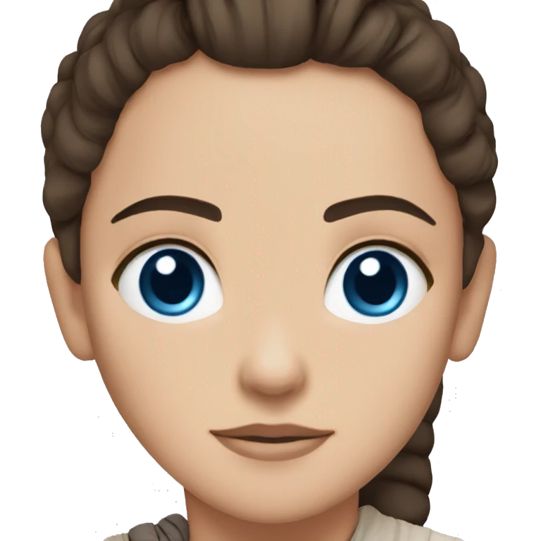 star wars Rey blue eyes emoji