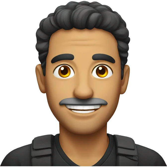 Smiling Spanish man emoji