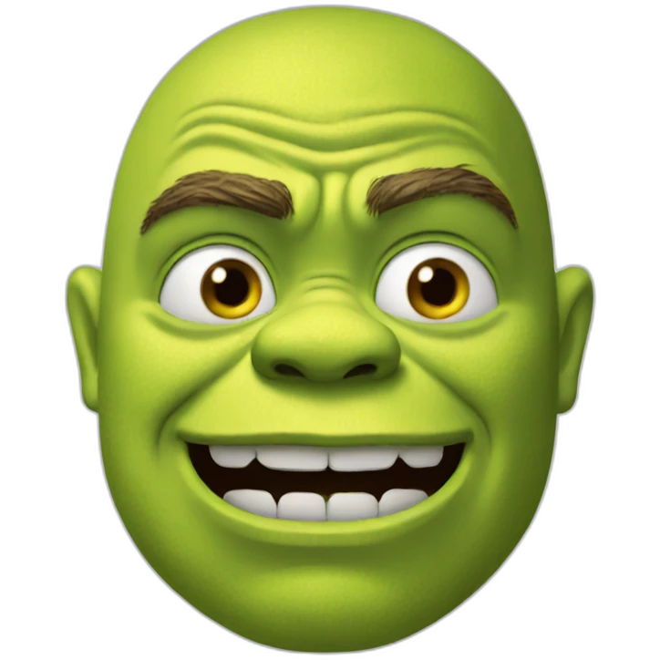 shrek ripped emoji