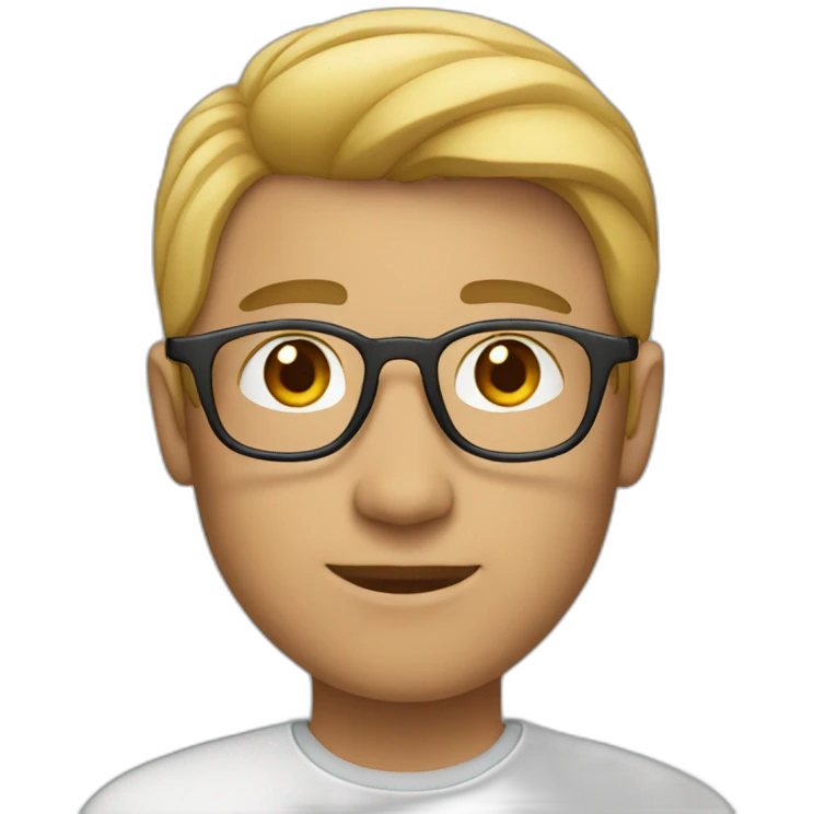 Person wearing Apple vision pro emoji