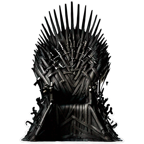 Iron throne emoji