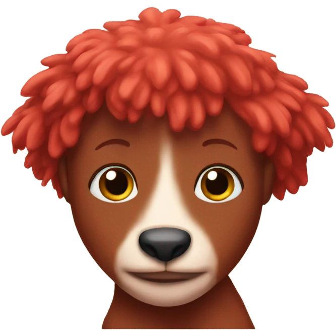 Red gumbi  emoji