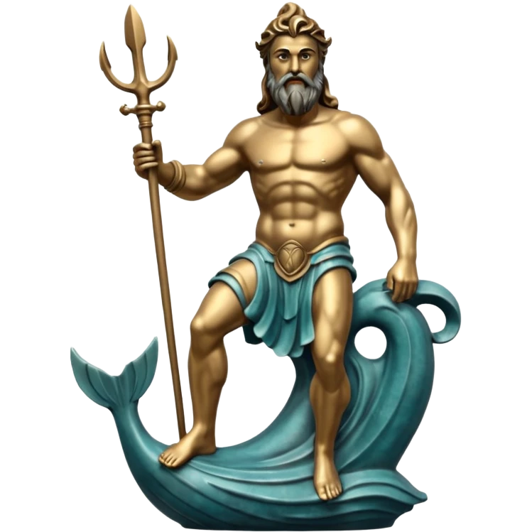 Poseidon Statue emoji
