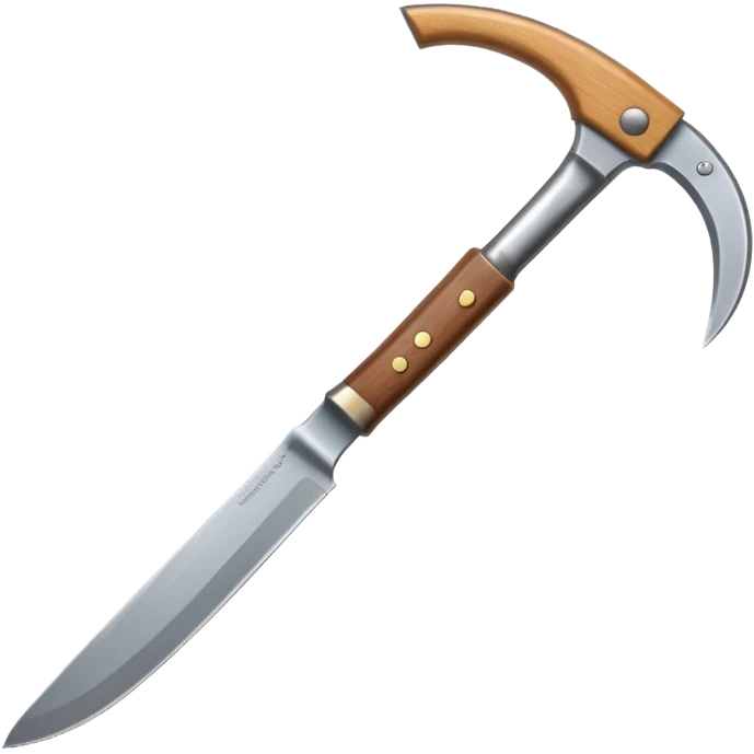 The sickle used by farmers emoji