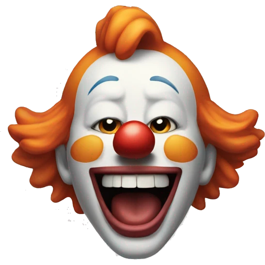 clown cry laughing emoji