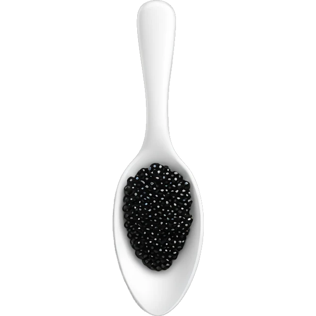 caviar spoon white emoji