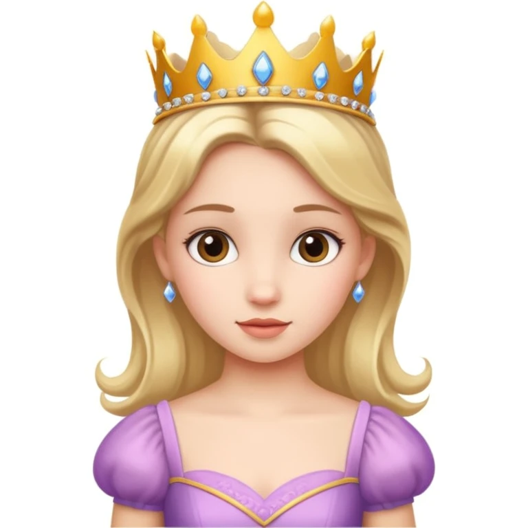 girls in a princess dress emoji