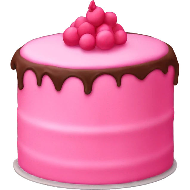 Pink cake  emoji
