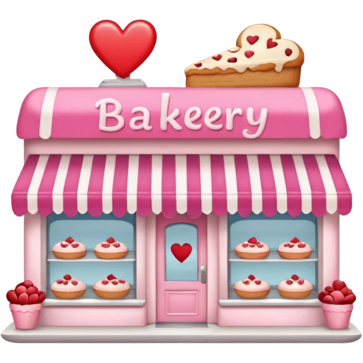 Cute pink Bakery emoji