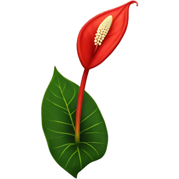 anthurium flower emoji