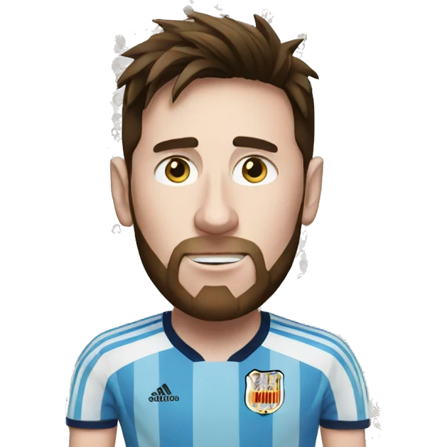 Messi world cup emoji