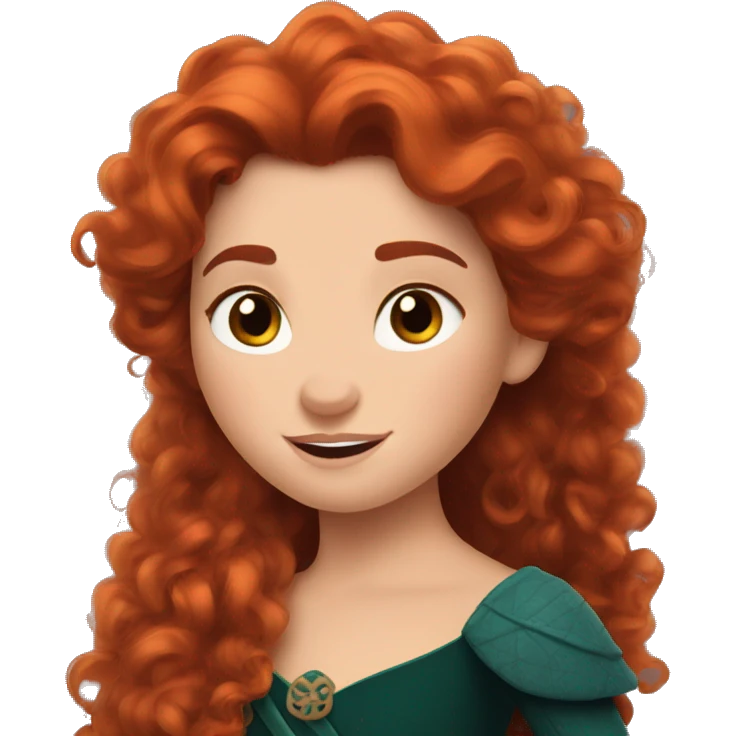 Disney Princess Merida emoji
