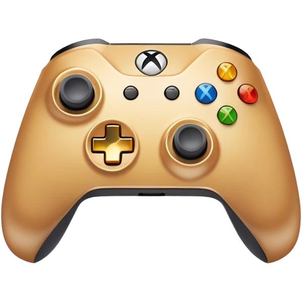 Clash of Clans aesthetic: Cinematic Playful Xbox Wireless Controller Portrait Emoji, rendered in a 3D vector-style similar to standard emojis with minimal shading and bold, simplified shapes. A compact, distinct form with signature details, softly glowing with a modern gaming energy charm. Simplified yet unmistakably iconic, highly detailed and consistent, glowing with a soft radiance and high shine. Stylized with a touch of next-gen innovation and a soft glowing outline, capturing the essence of a beloved gaming relic with a friendly, playful manner! emoji