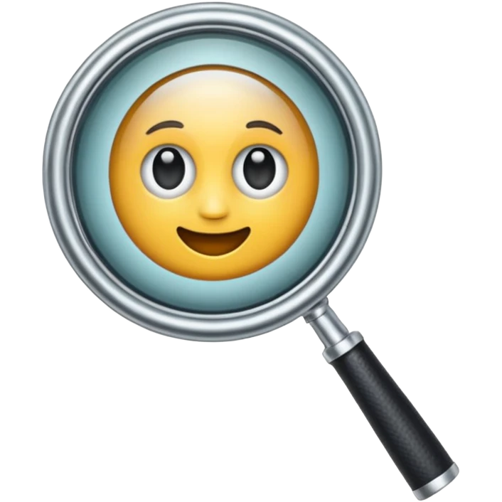magnifier emoji