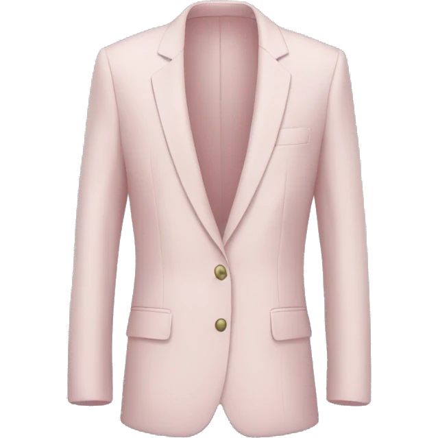 Pale pink blazer  emoji