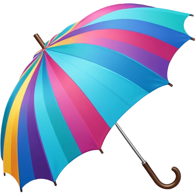 colorful umbrella for rain emoji