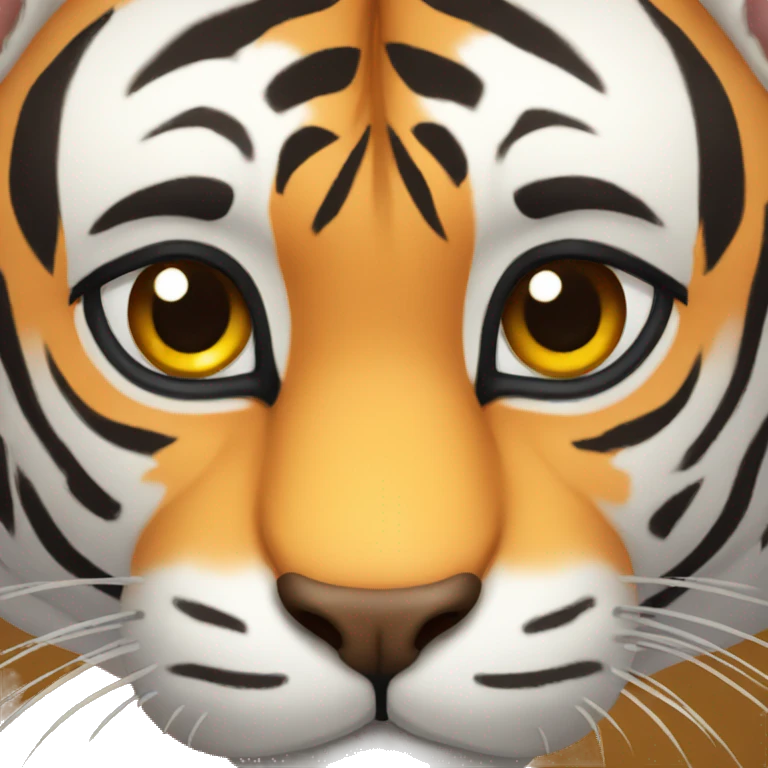 Tiger face crazy  emoji